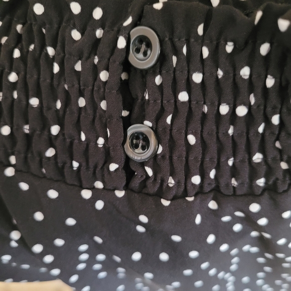 💥2 for$20💥Unbranded dress Black with white dots - Picture 6 of 7